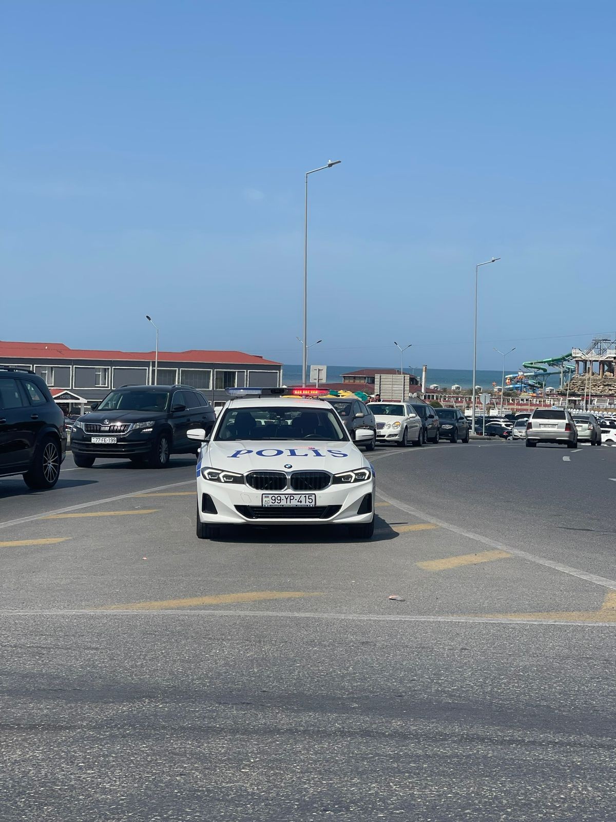 İstirahət zonalarında polisin fasiləsiz xidməti təşkil edilib - FOTOLAR